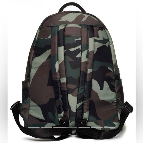 Superdry Green Camouflage Backpack with Patches, SuperDry Midi Backpack